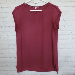 BOGO 🌷 DR2 Dusty Rose Pink Blouse | Size Medium